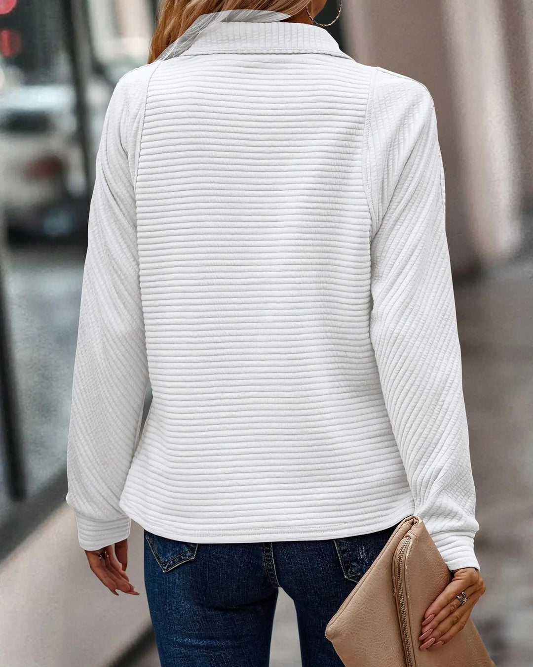 Viola Sweater | Elegant V-Neck for a Refined Look