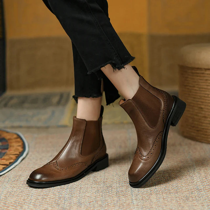 Olivra™ | Leather Chelsea Boots