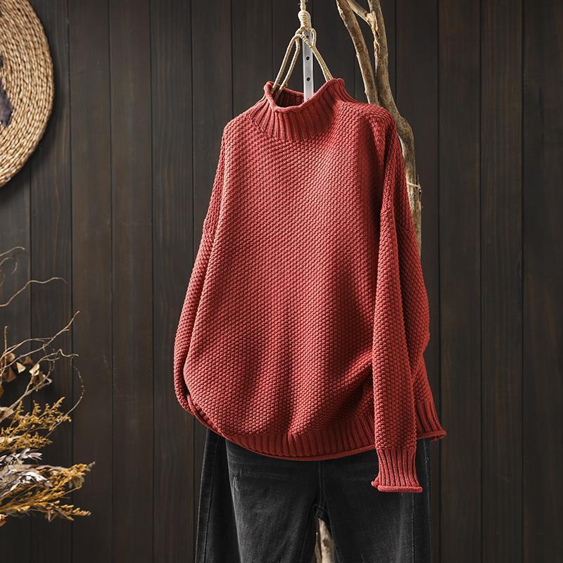Noa | Trendy boucle knit oversized sweater for a chic and casual style