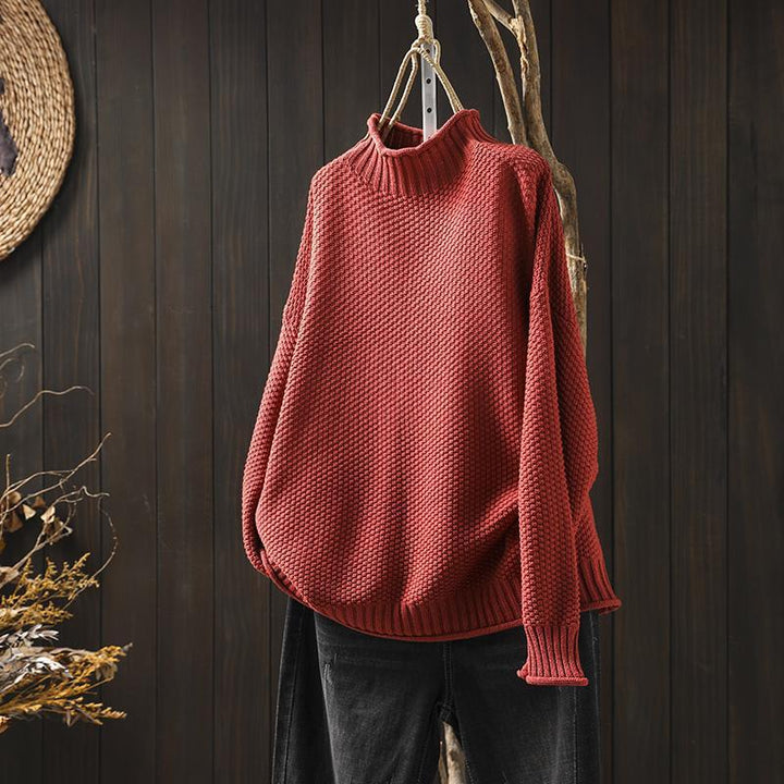 Noa | Trendy boucle knit oversized sweater for a chic and casual style