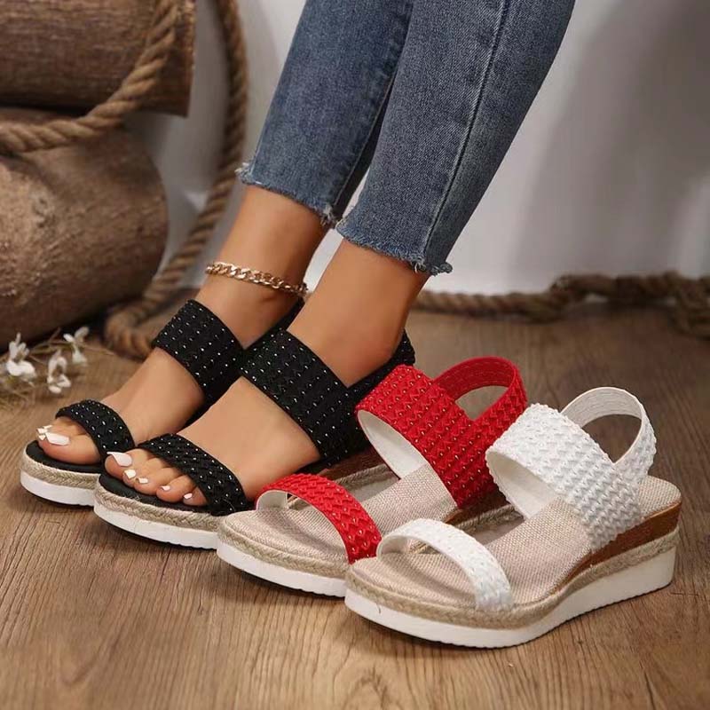 Casual wedge sandals
