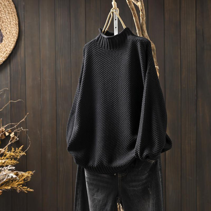 Noa | Trendy boucle knit oversized sweater for a chic and casual style