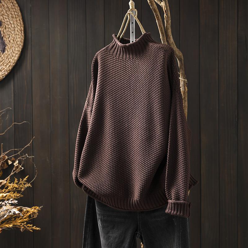 Noa | Trendy boucle knit oversized sweater for a chic and casual style