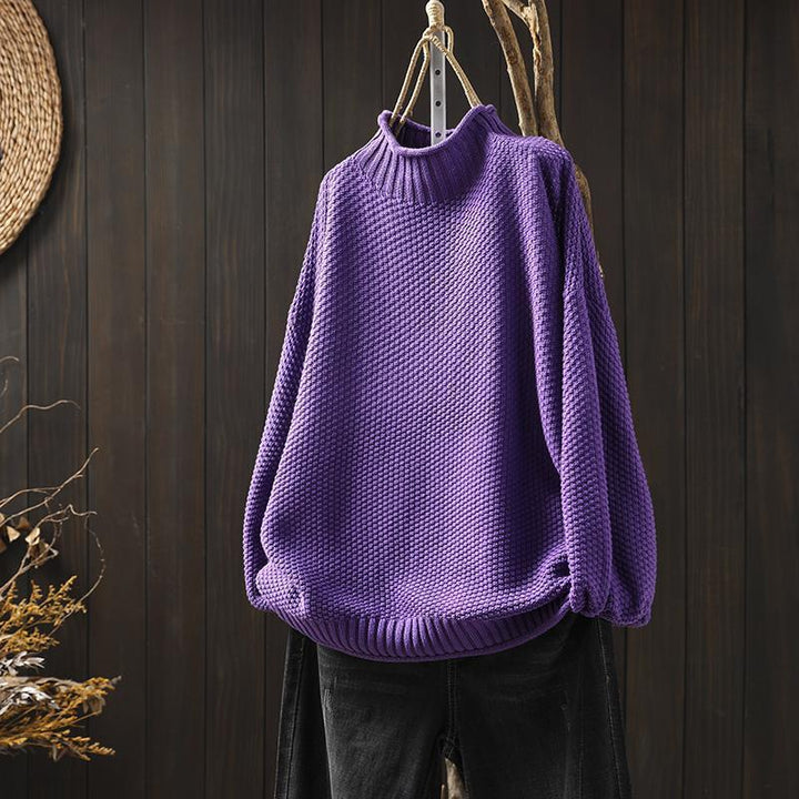 Noa | Trendy boucle knit oversized sweater for a chic and casual style