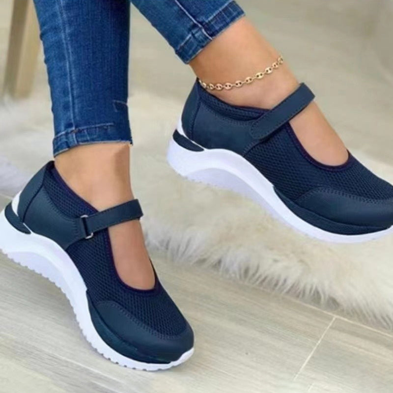 Casual Mesh Platform Sneakers