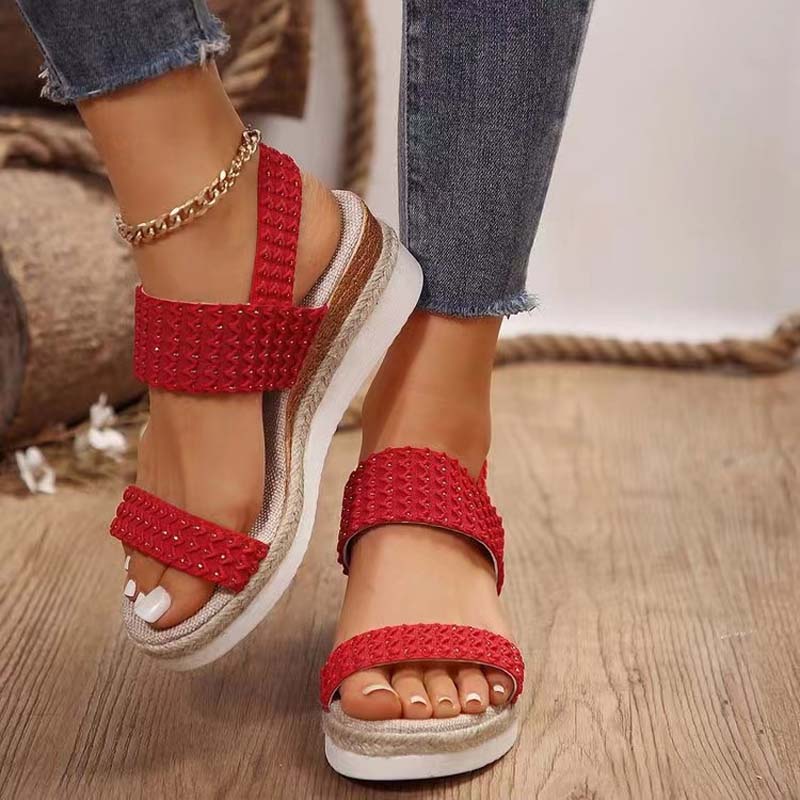 Casual wedge sandals