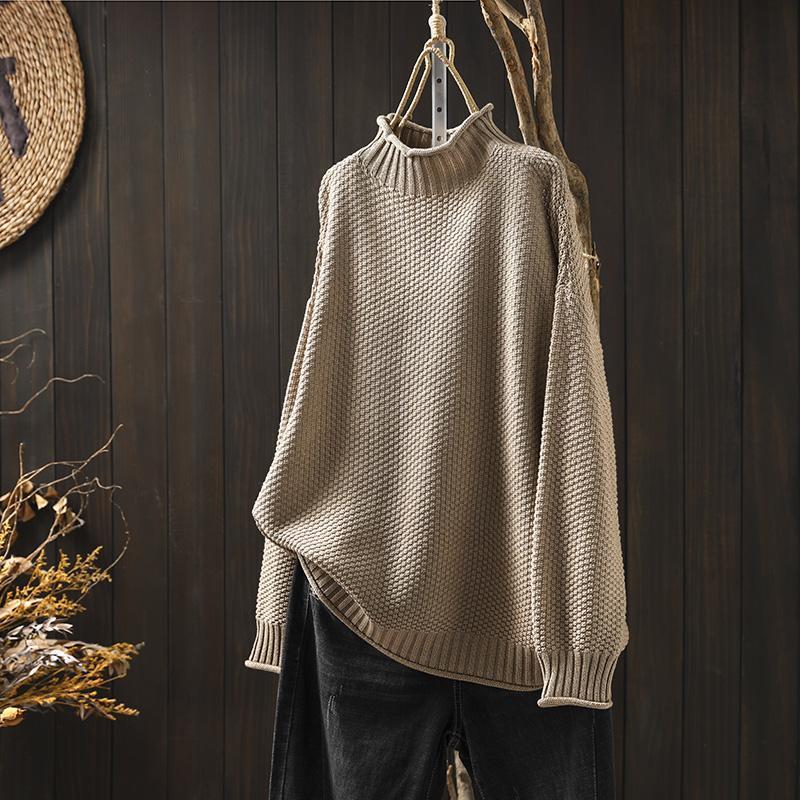 Noa | Trendy boucle knit oversized sweater for a chic and casual style