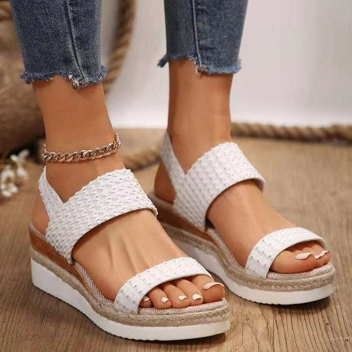 Casual wedge sandals