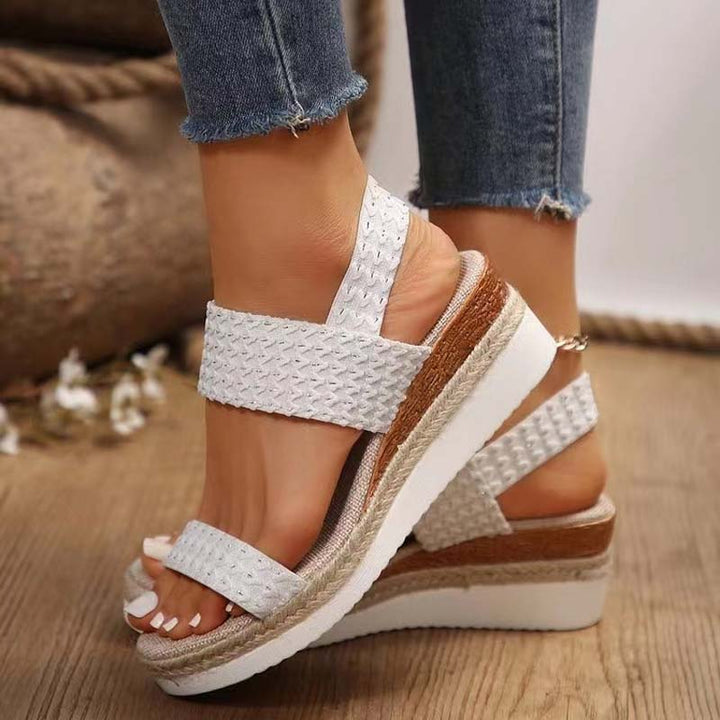 Casual wedge sandals
