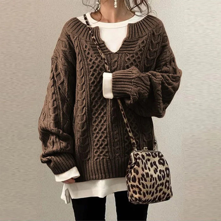 Sofia | Cozy Twisted Winter Sweater for Warm Style