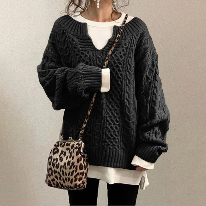 Sofia | Cozy Twisted Winter Sweater for Warm Style