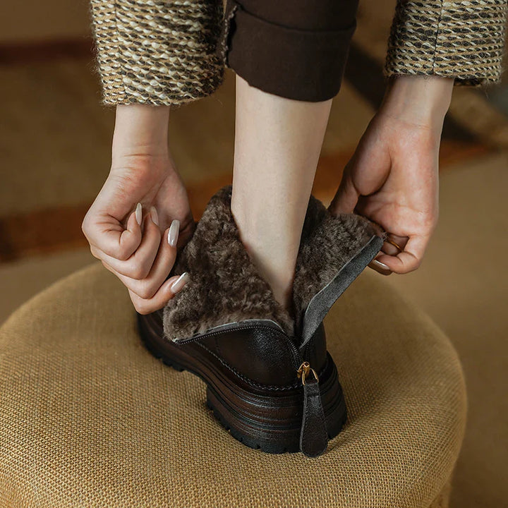 Solenne™ | Genuine Leather Boots