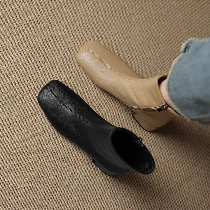 Jenisse™ | Leather Ankle Boots