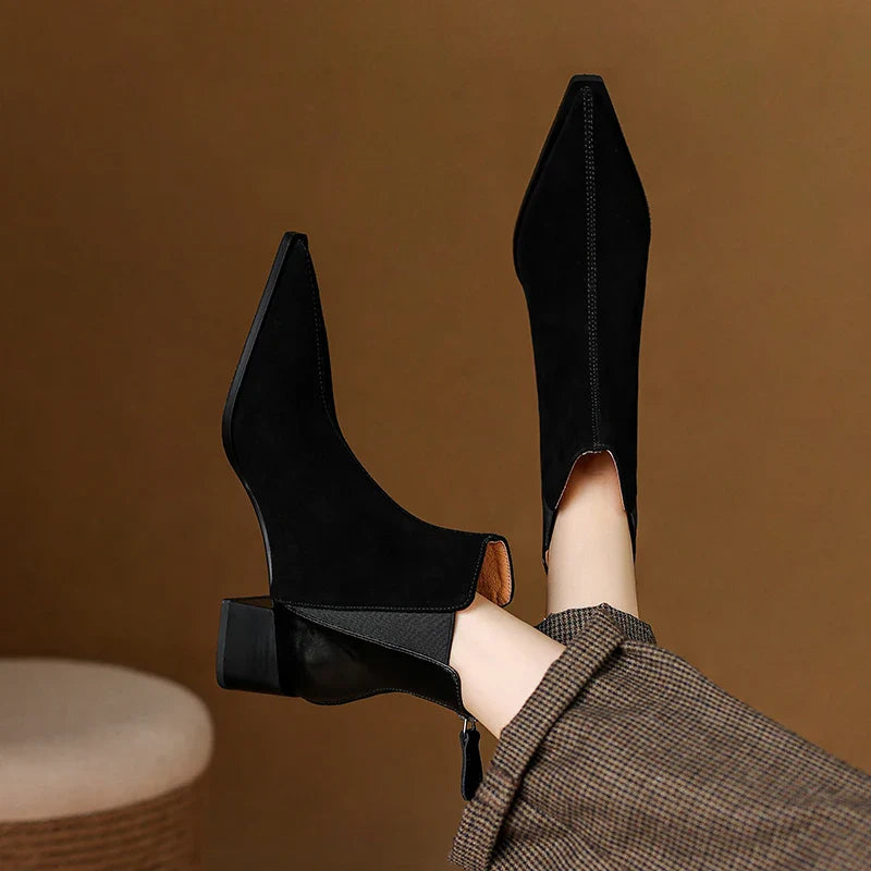 Marvelle™ | Leather Ankle Boots