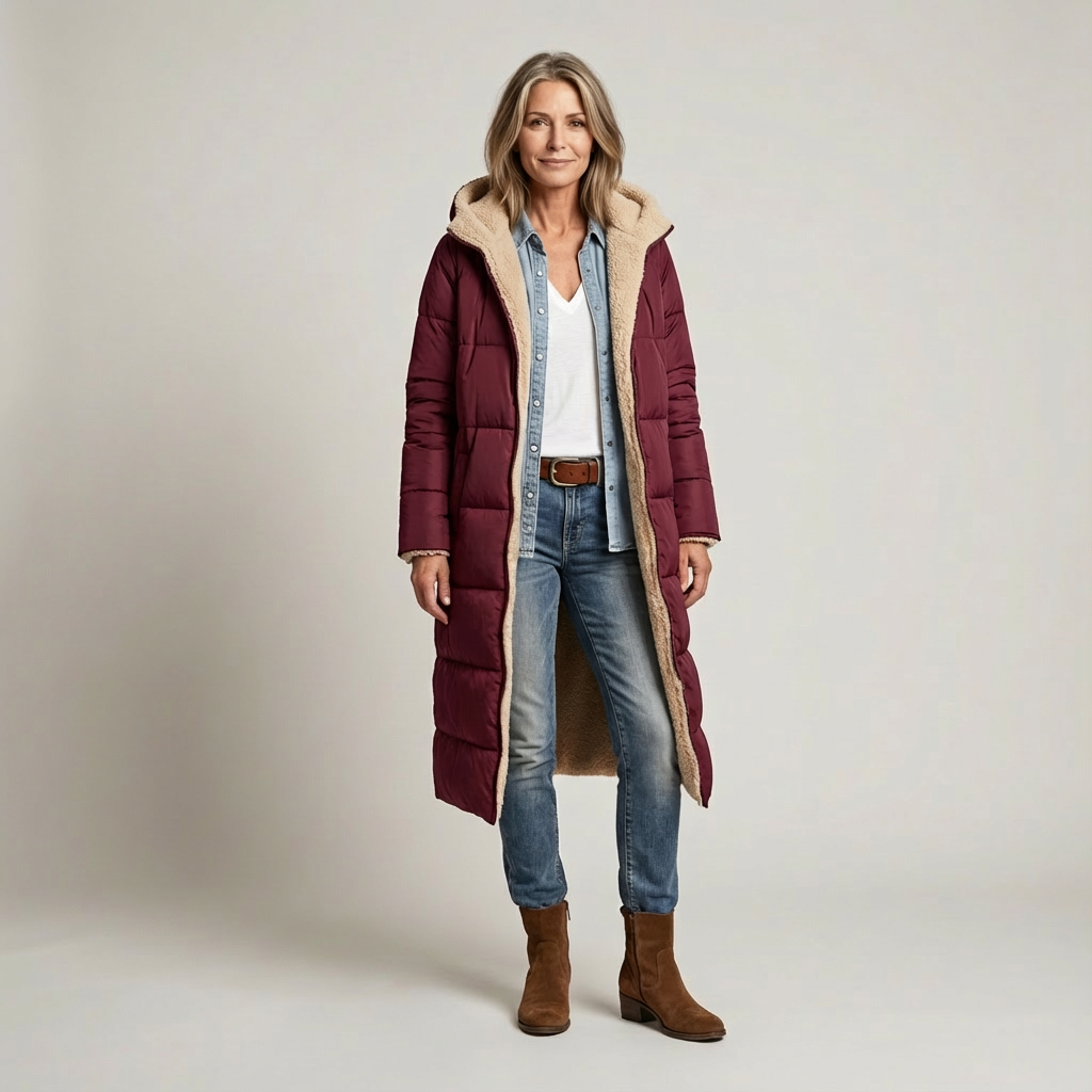 Amelia | Elegant Reversible Coat