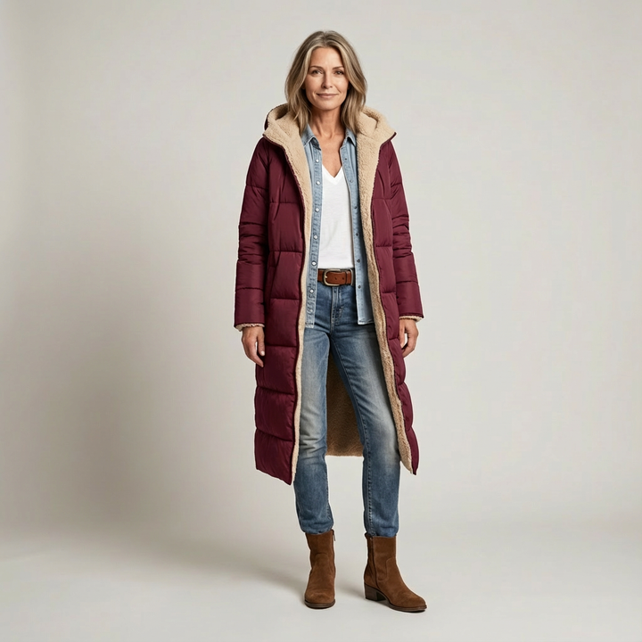 Amelia | Elegant Reversible Coat