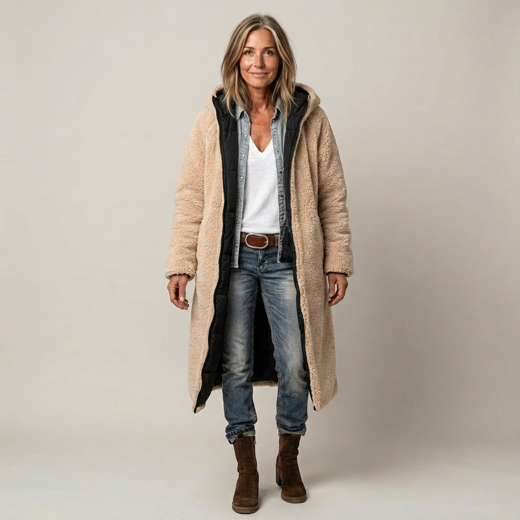 Amelia | Elegant Reversible Coat