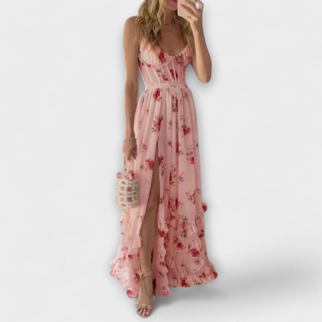 Hazel | Dress with Floral Pattern